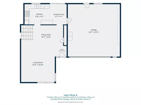 Floorplan - 1128 Modaff Rd, Naperville, IL 60540 photo 4 of 8