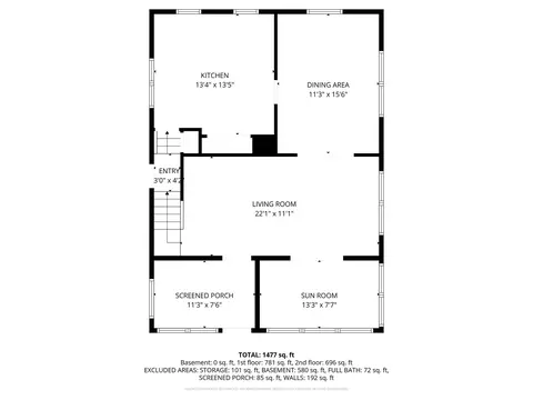 Floorplan - 2206 6th St, Moline, IL 61265 photo 2 of 4