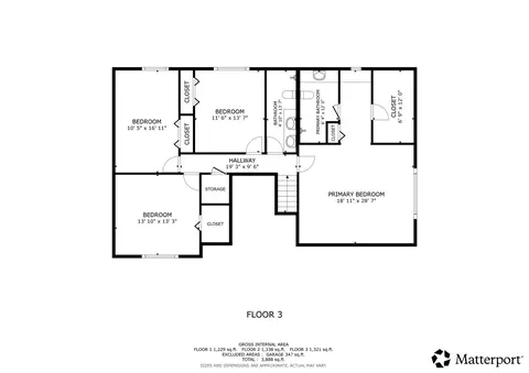 Floorplan - 526 N 3rd Ave, Des Plaines, IL 60016 photo 2 of 3