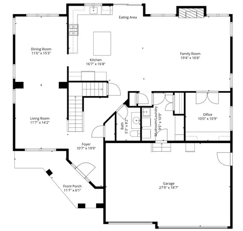 Floorplan - 126 Millstone Rd, Deerfield, IL 60015 photo 1 of 3