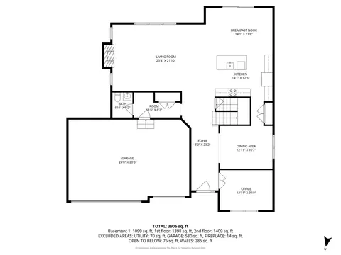 Floorplan - 3641 Eldorado Rd, Elgin, IL 60124 photo 1 of 4