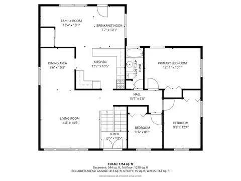 Floorplan - 632 Polynesian Dr, Des Plaines, IL 60016 photo 2 of 3