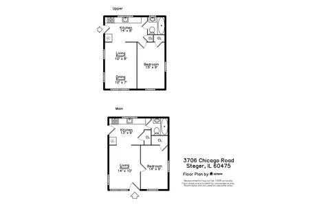 Floorplan - 3706 Chicago Rd, Steger, IL 60475 photo 1 of 1