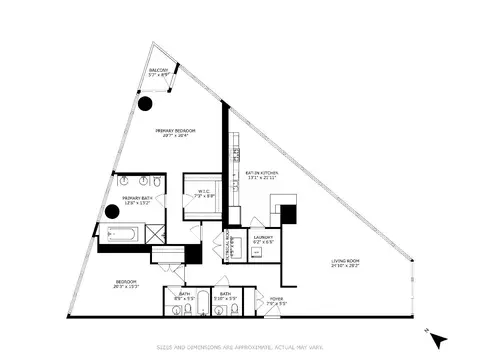 Floorplan - 340 E Randolph St #2801, Chicago, IL 60601 photo 1 of 1