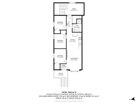 Floorplan - 2233 S Spaulding Ave, Chicago, IL 60623 photo 3 of 4