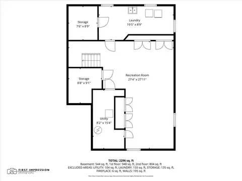 Floorplan - 728 Hardin Ave, Aurora, IL 60506 photo 1 of 4