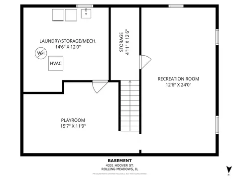 Floorplan - 4331 Hoover St, Rolling Meadows, IL 60008 photo 3 of 3