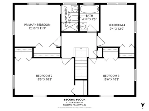 Floorplan - 4331 Hoover St, Rolling Meadows, IL 60008 photo 2 of 3