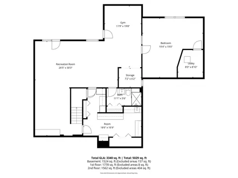 Floorplan - 17004 Arbor Creek Dr, Plainfield, IL 60586 photo 1 of 4