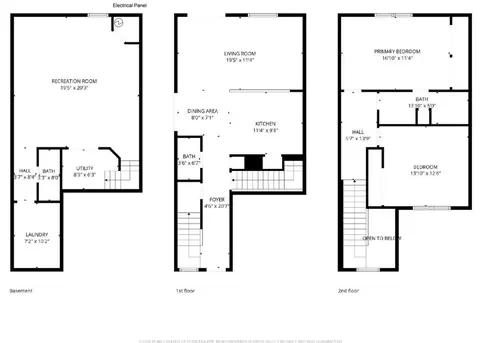 Floorplan - 8040 Daniel Dr, Justice, IL 60458 photo 1 of 1