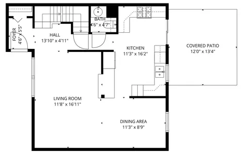 Floorplan - 710 Bayside Ct, Wheeling, IL 60090 photo 1 of 4