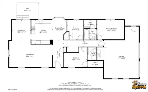 Floorplan - 1681 County Road 700 N, Philo, IL 61864 photo 1 of 1