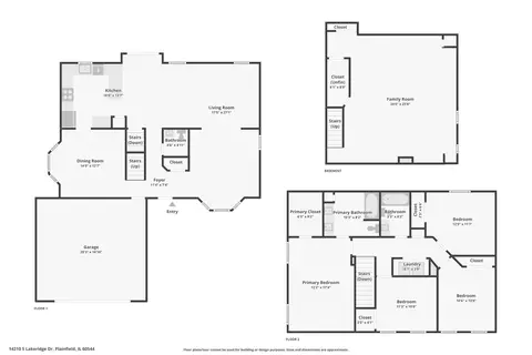 Floorplan - 14210 S Lakeridge Dr, Plainfield, IL 60544 photo 4 of 4