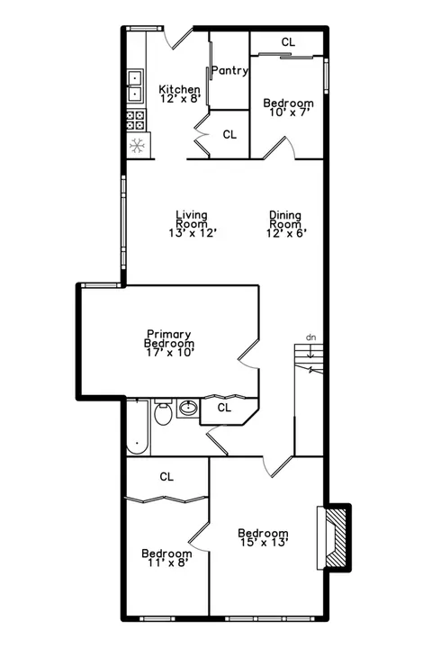 Floorplan - 4829 S Champlain Ave, Chicago, IL 60615 photo 2 of 2