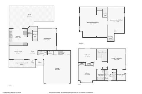 Floorplan - 1770 Penny Ln, Bartlett, IL 60103 photo 1 of 1
