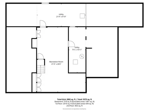 Floorplan - 105 Thrush Ln, Naperville, IL 60540 photo 3 of 4