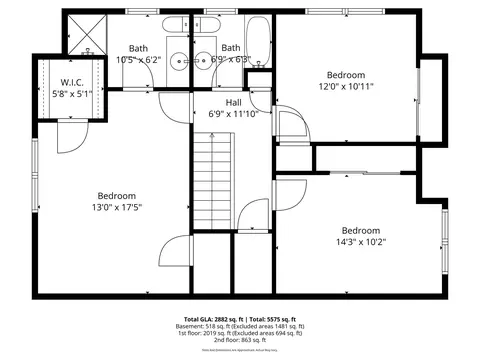 Floorplan - 105 Thrush Ln, Naperville, IL 60540 photo 2 of 4