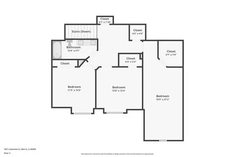 Floorplan - 1041 Lakeview Dr, Morris, IL 60450 photo 2 of 4