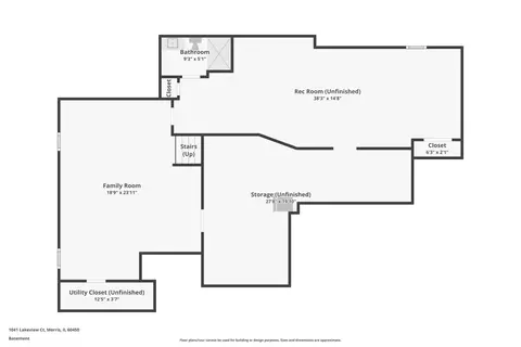 Floorplan - 1041 Lakeview Dr, Morris, IL 60450 photo 3 of 4