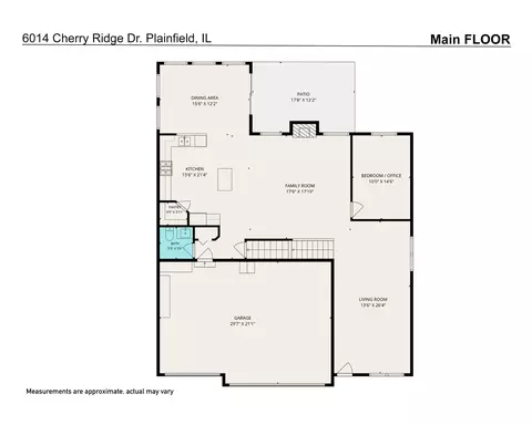 Floorplan - 6014 Cherry Ridge Dr, Plainfield, IL 60586 photo 1 of 3