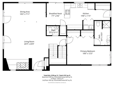 Floorplan - 1205 E Bonner Rd, Wauconda, IL 60084 photo 1 of 4