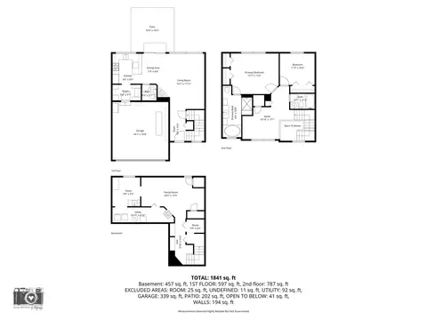Floorplan - 4501 Opal Dr, Hoffman Estates, IL 60192 photo 4 of 4
