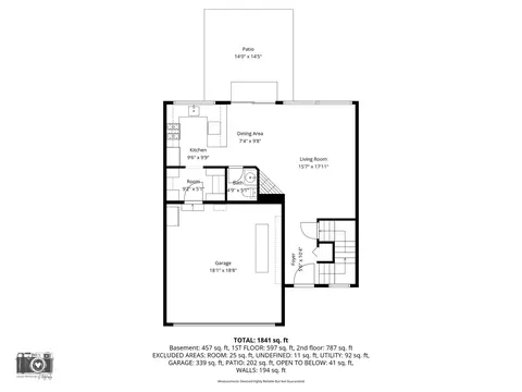 Floorplan - 4501 Opal Dr, Hoffman Estates, IL 60192 photo 1 of 4