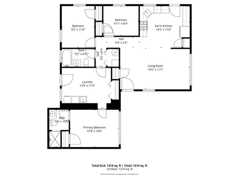 Floorplan - 1926 S 16th Ave, Broadview, IL 60155 photo 1 of 1