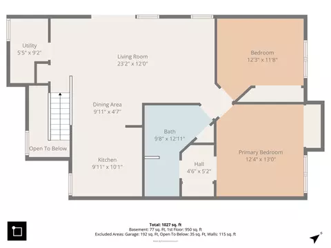 Floorplan - 943 Ridgefield Ln #4, Wheeling, IL 60090 photo 1 of 3