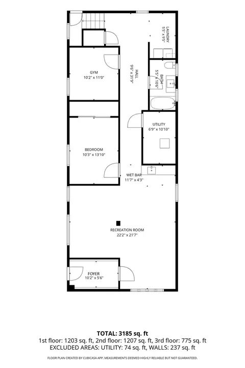 Floorplan - 1931 East Ave, Berwyn, IL 60402 photo 3 of 3