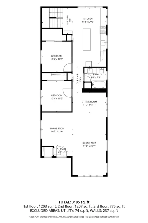 Floorplan - 1931 East Ave, Berwyn, IL 60402 photo 1 of 3