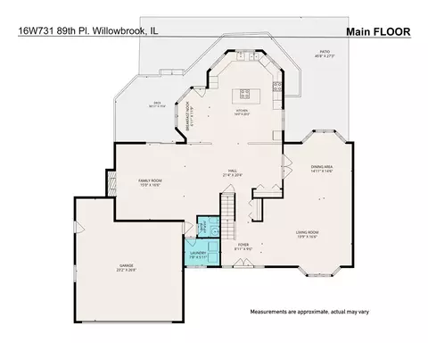 Floorplan - 16 W731 89th Pl, Willowbrook, IL 60527 photo 3 of 3