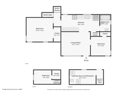 Floorplan - 79 Eagle Point Rd, Fox Lake, IL 60020 photo 1 of 1