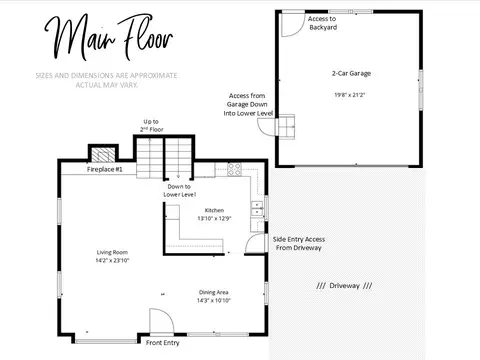 Floorplan - 1419 E Forest Ave, Wheaton, IL 60187 photo 1 of 3