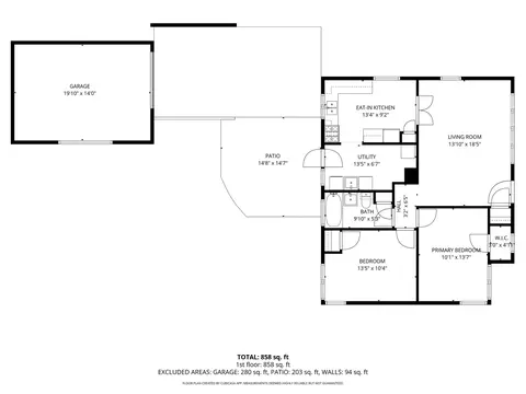 Floorplan - 1166 Webster Ln, Des Plaines, IL 60016 photo 1 of 1