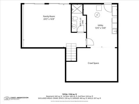 Floorplan - 421 Kickapoo Ave, Batavia, IL 60510 photo 1 of 4