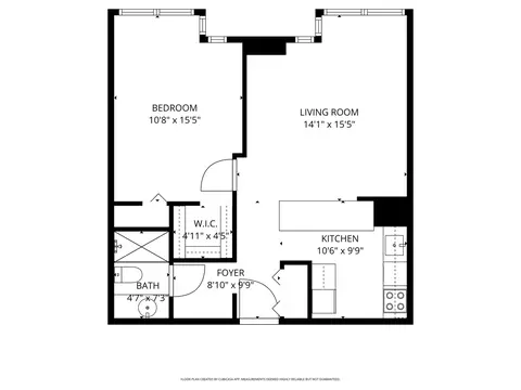 Floorplan - 30 E Huron St #908, Chicago, IL 60611 photo 1 of 1