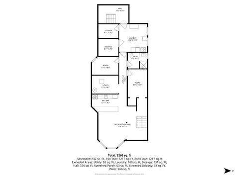Floorplan - 4734 N Artesian Ave, Chicago, IL 60625 photo 2 of 4