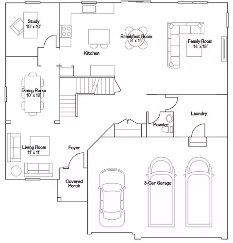 Floorplan - 706 Erwin St, Oswego, IL 60543 photo 1 of 2