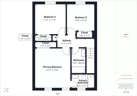 Floorplan - 2749 Stuart Kaplan Dr, Aurora, IL 60503 photo 2 of 4