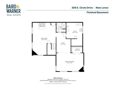 Floorplan - 309 E Circle Dr, New Lenox, IL 60451 photo 2 of 2