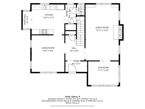 Floorplan - 602 S 9th St, Clinton, IA 52732 photo 1 of 4