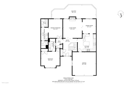 Floorplan - 845 Brian Ct, Gurnee, IL 60031 photo 2 of 3