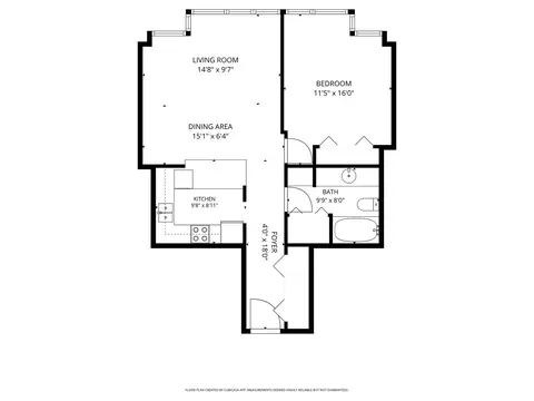 Floorplan - 30 E Huron St #4905, Chicago, IL 60611 photo 1 of 1