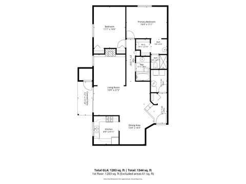 Floorplan - 1608 Thames Ct #A, Wheaton, IL 60189 photo 1 of 1
