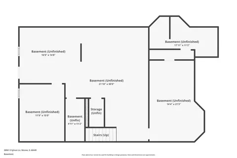 Floorplan - 26961 S Sylvan Ln, Monee, IL 60449 photo 1 of 4