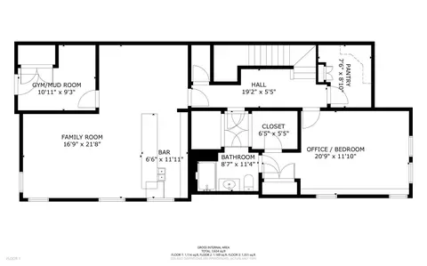Floorplan - 1456 S Emerald Ave, Chicago, IL 60607 photo 3 of 4
