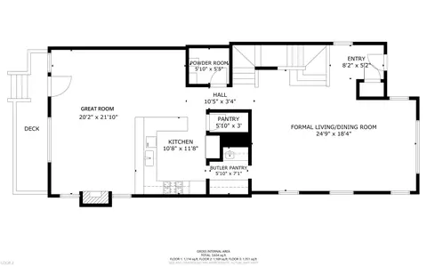Floorplan - 1456 S Emerald Ave, Chicago, IL 60607 photo 1 of 4