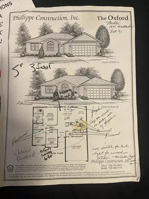 Floorplan - 1541 Mallards Cv, Beecher, IL 60401 photo 2 of 2
