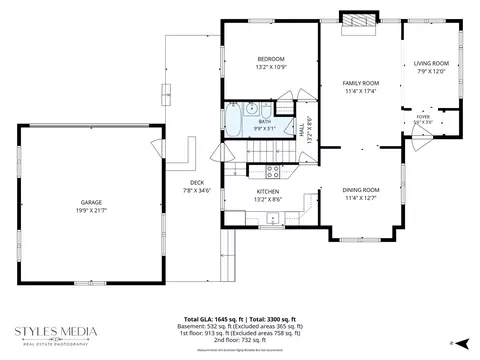 Floorplan - 319 E Jefferson Ave, Wheaton, IL 60187 photo 2 of 3